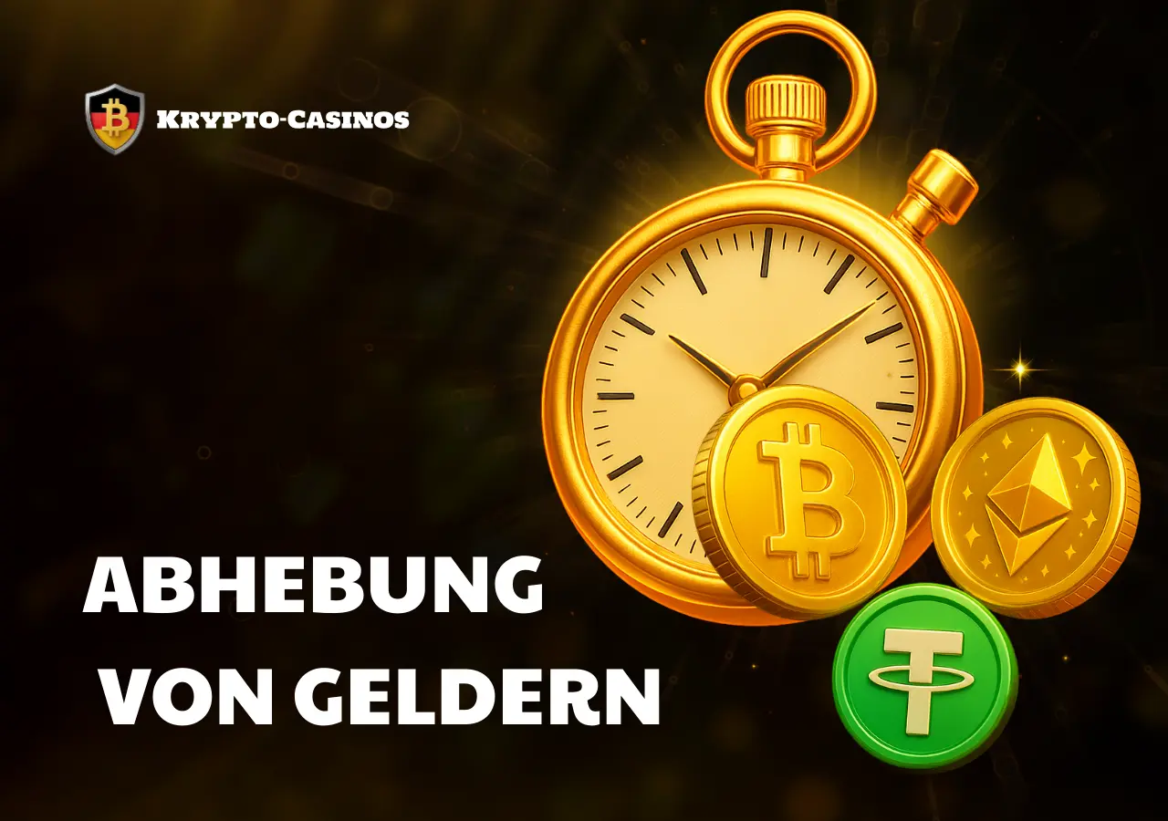Auszahlungen in Krypto-Casinos erfolgen direkt an die angegebene Wallet-Adresse