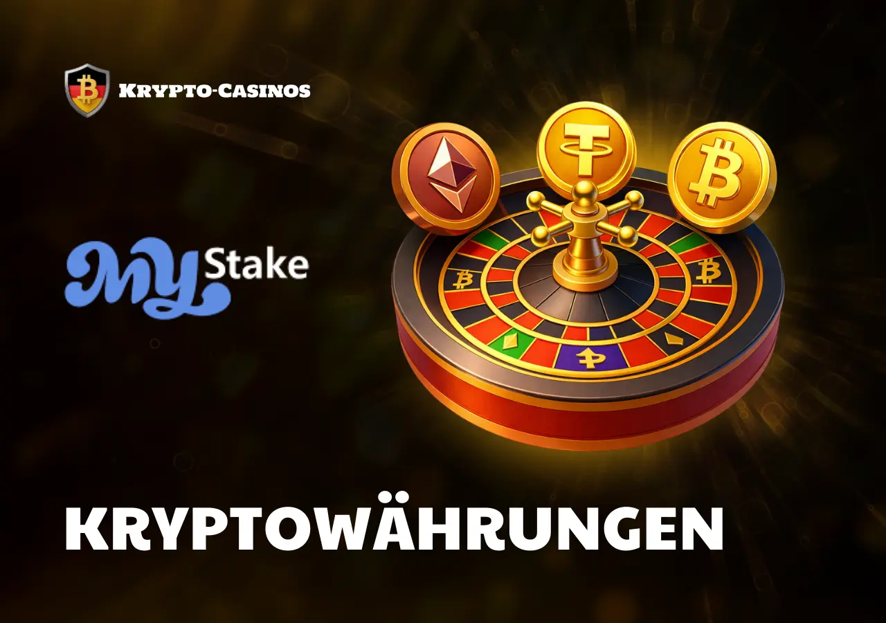 Mystake unterstützt mehrere Kryptowährungen